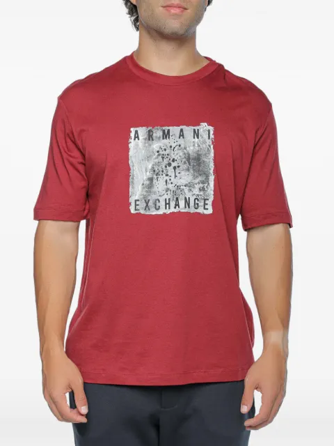Armani Exchange logo-print T-shirt