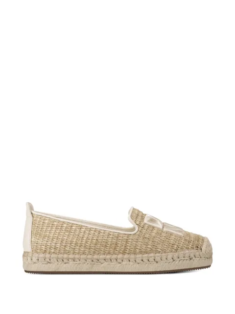 DKNY Maciella logo-embroidered espadrilles
