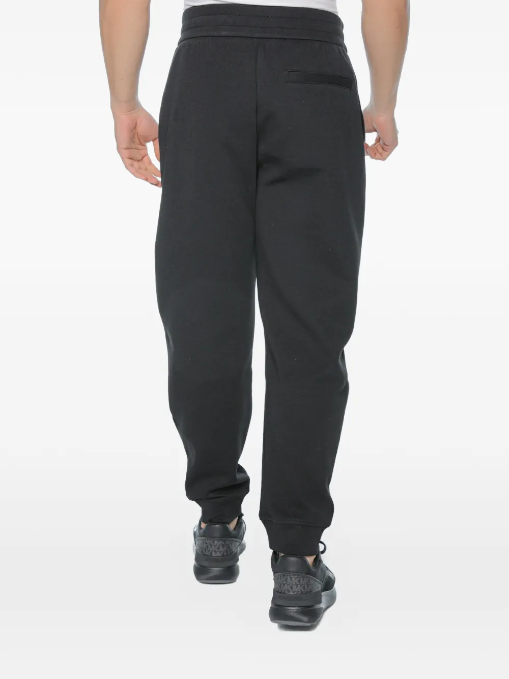 Armani Exchange Trainingsbroek met elastische taille Zwart