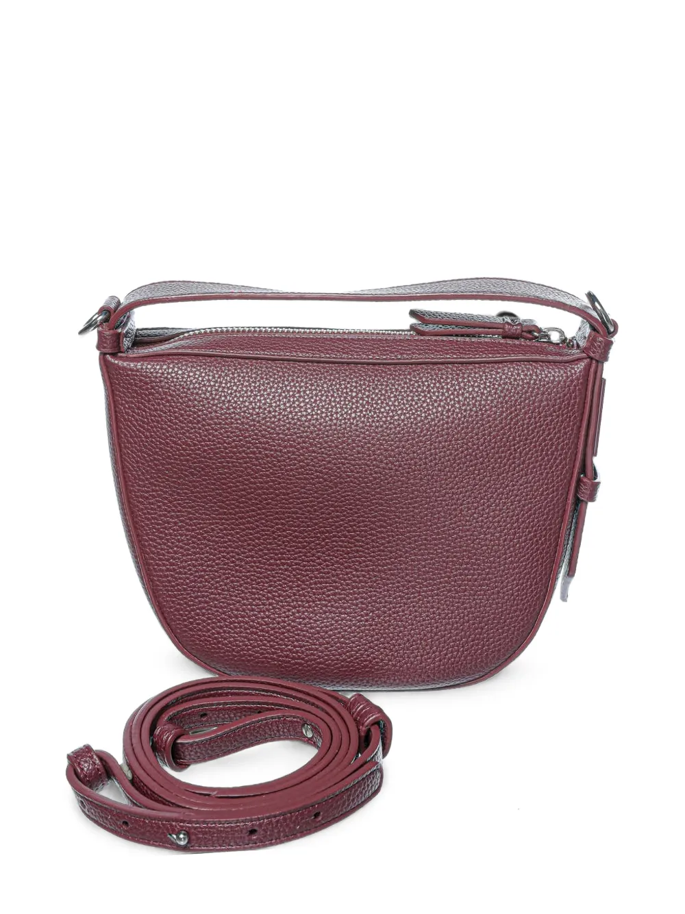 Armani Exchange pebbled-texture shoulder bag - Rosso