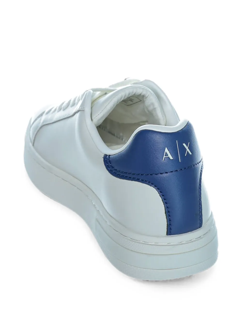 Armani Exchange Leren sneakers Wit