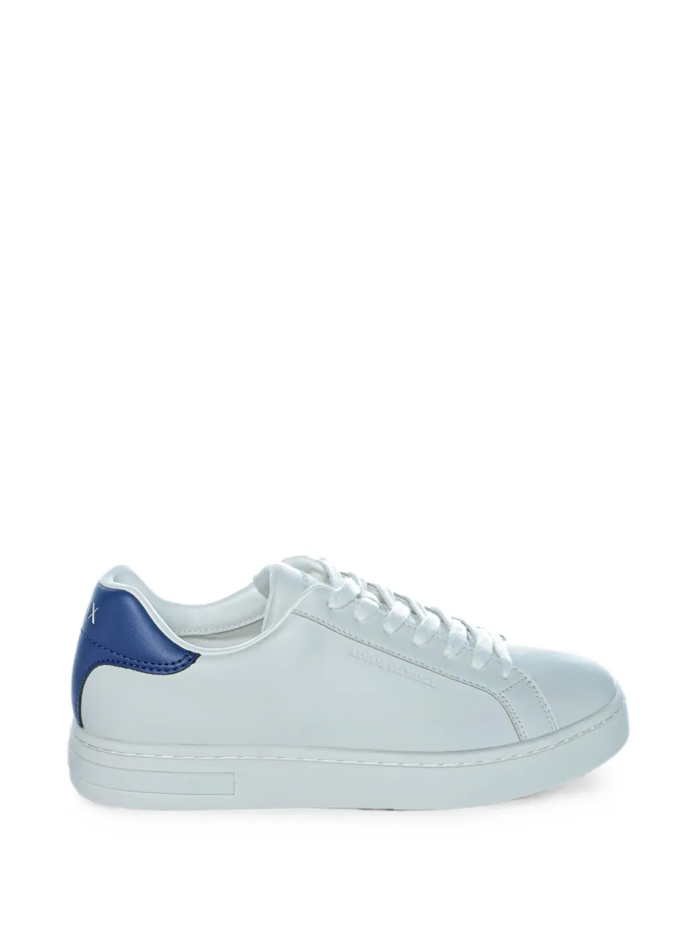 Armani Exchange leather sneakers - Bianco
