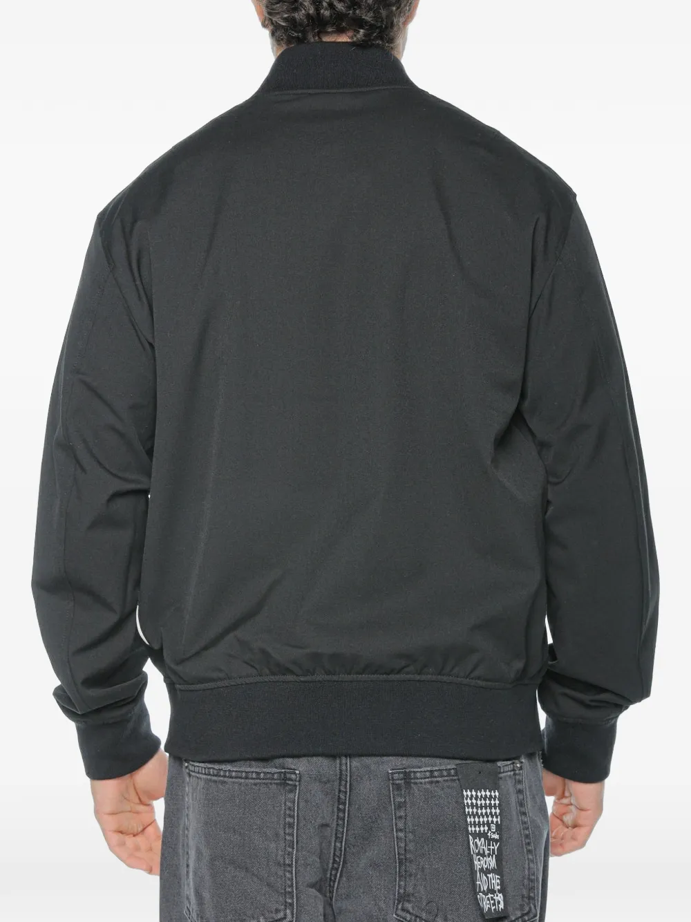 Armani Exchange Bomberjack met rits Zwart