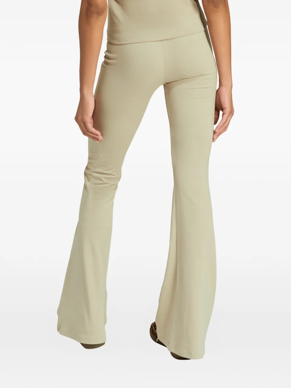 adidas Flared broek Beige