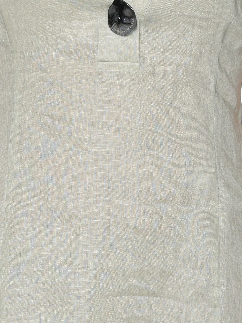 Armani Exchange Jurk met ruches en strikdetail Grijs