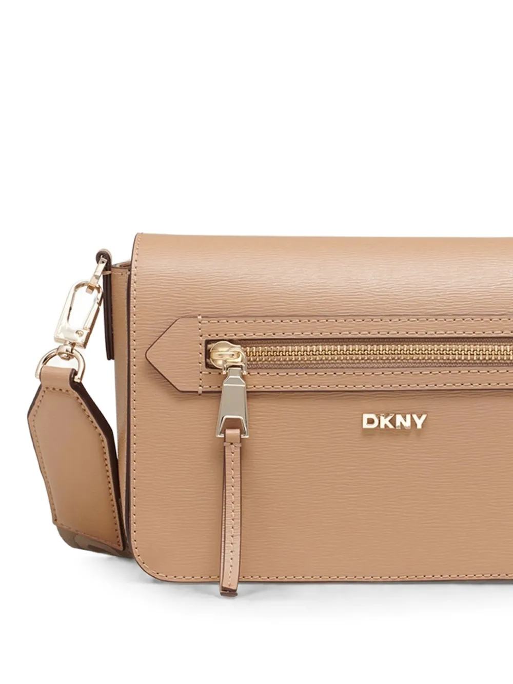 DKNY Bryant Ave schoudertas met omslag Beige