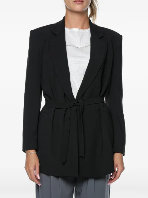 Armani Exchange belted blazer