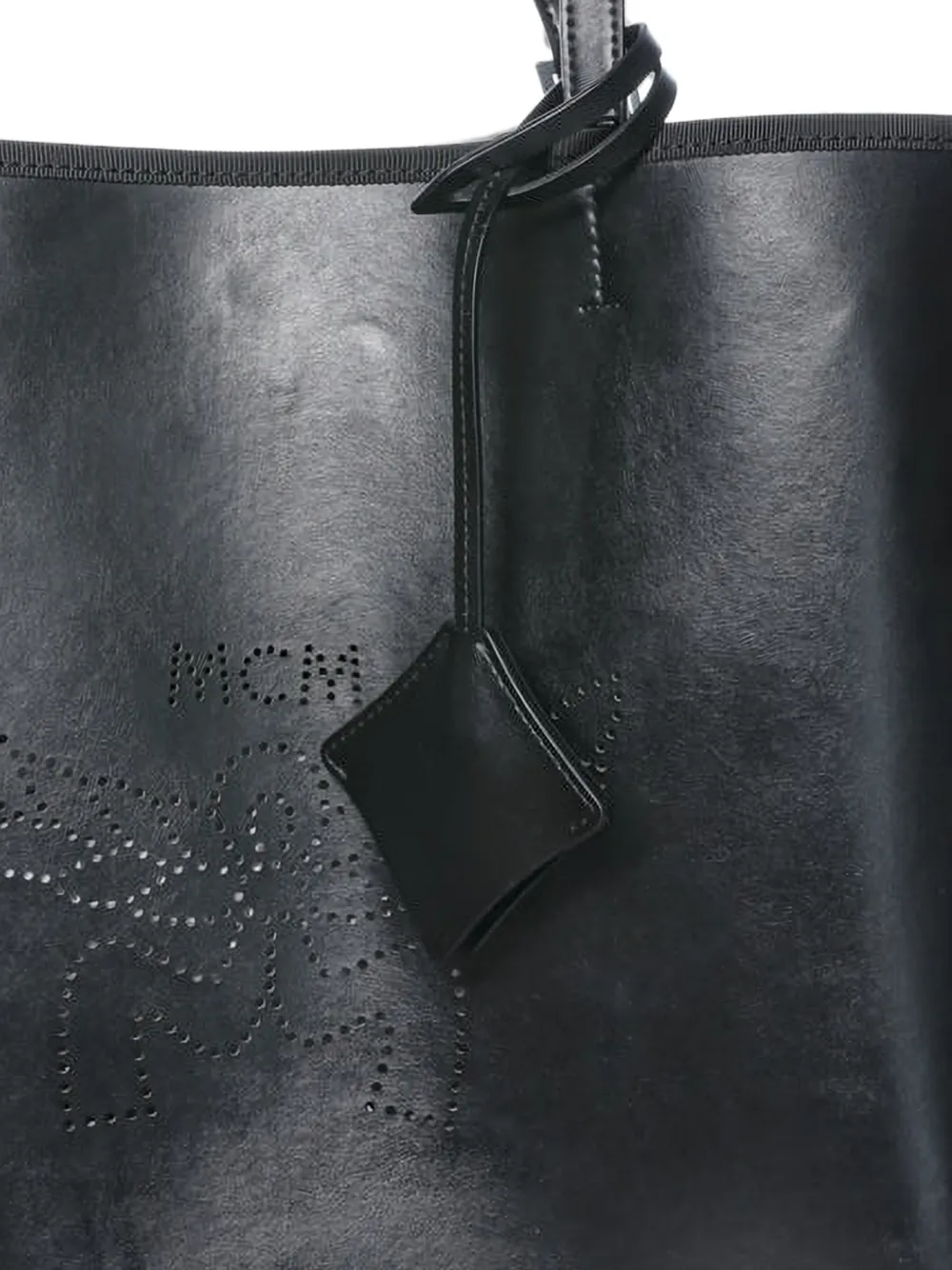 MCM Himmel geperforeerde shopper Zwart