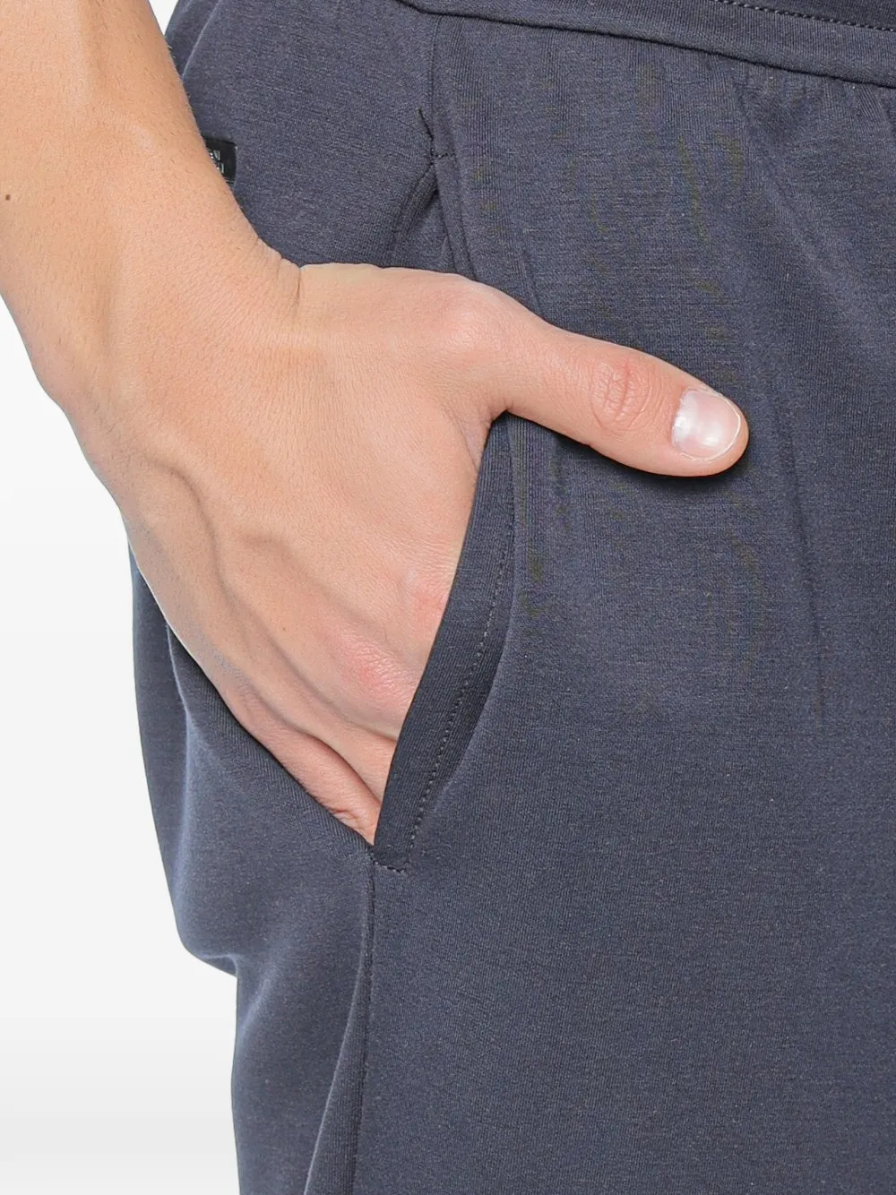 Armani Exchange Plooibroek met trekkoordtaille Zwart