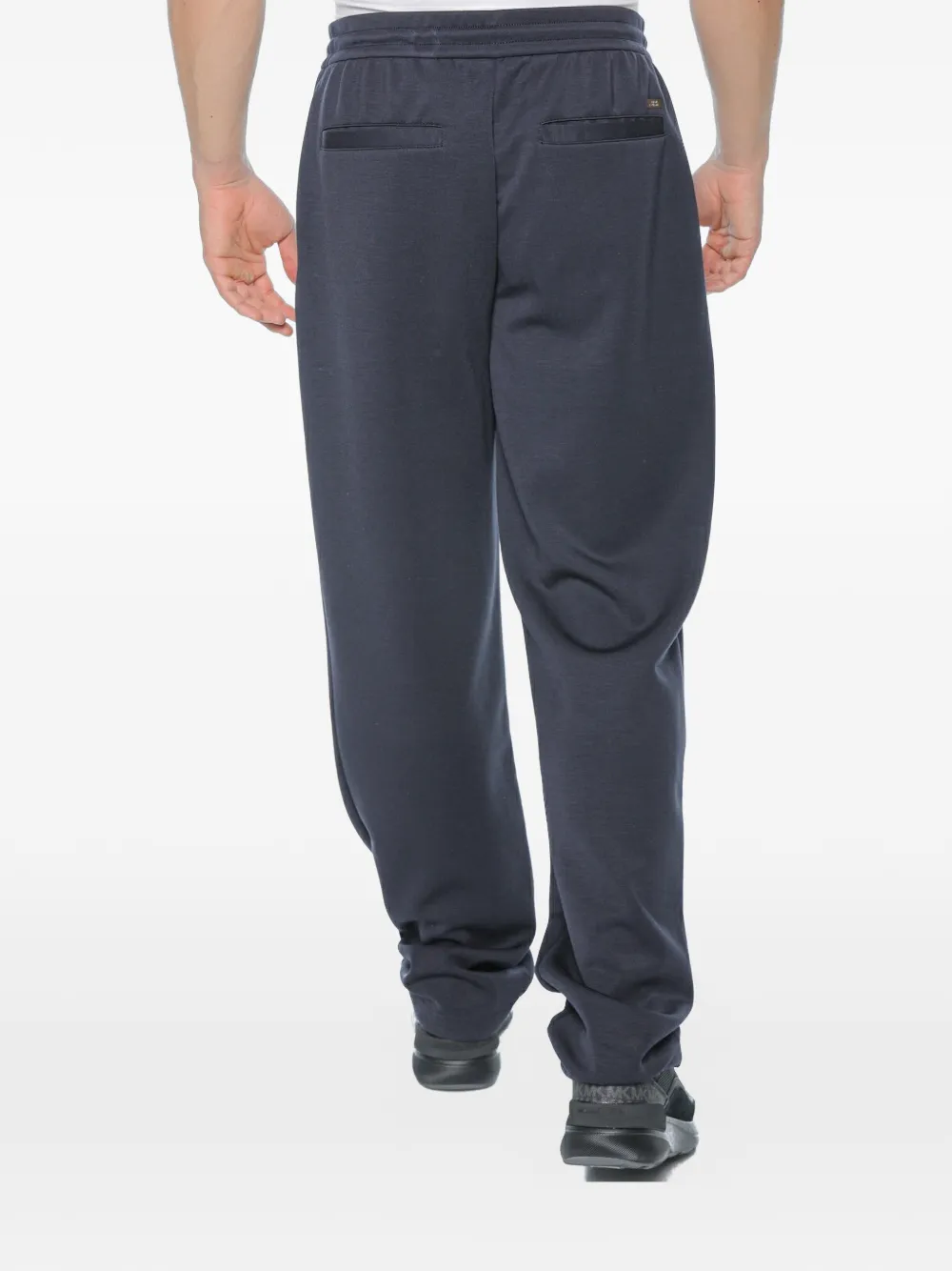 Armani Exchange Plooibroek met trekkoordtaille Zwart