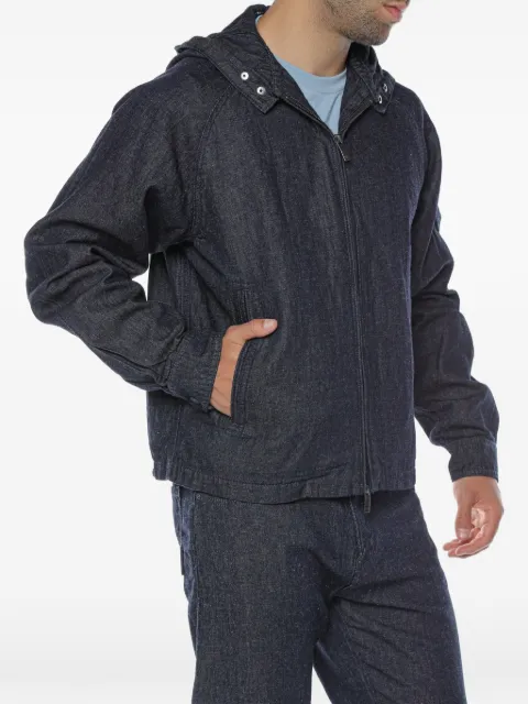 Armani Exchange hooded denim jacket