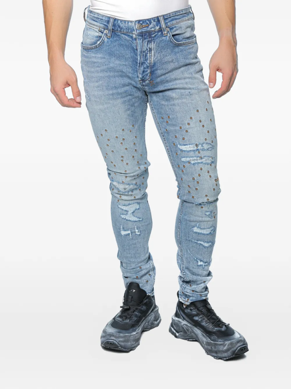 Ksubi Van Winkle Dakota repair jeans - Blu