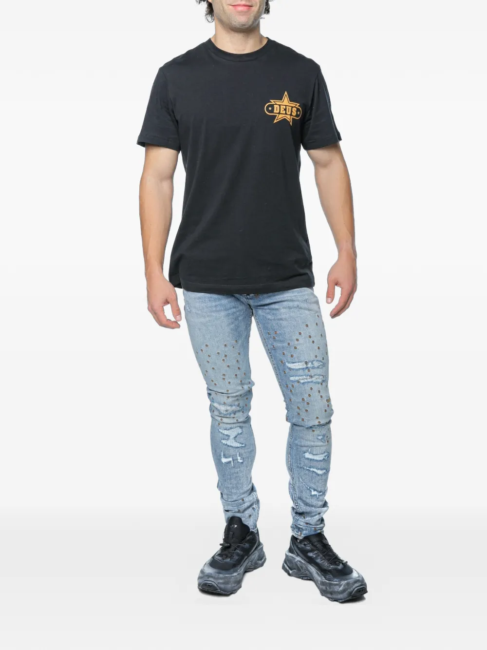 Ksubi Van Winkle Dakota Repair Jeans | Blue | FARFETCH