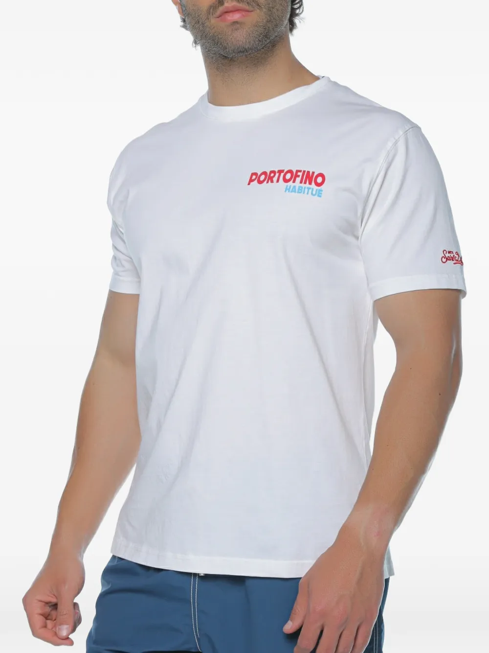 MC2 Saint Barth Portland T-shirt met print Wit