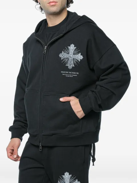 Ksubi False Idols Ekcess zip-up hoodie
