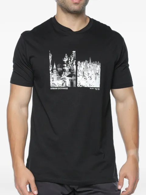 Armani Exchange graphic-print T-shirt