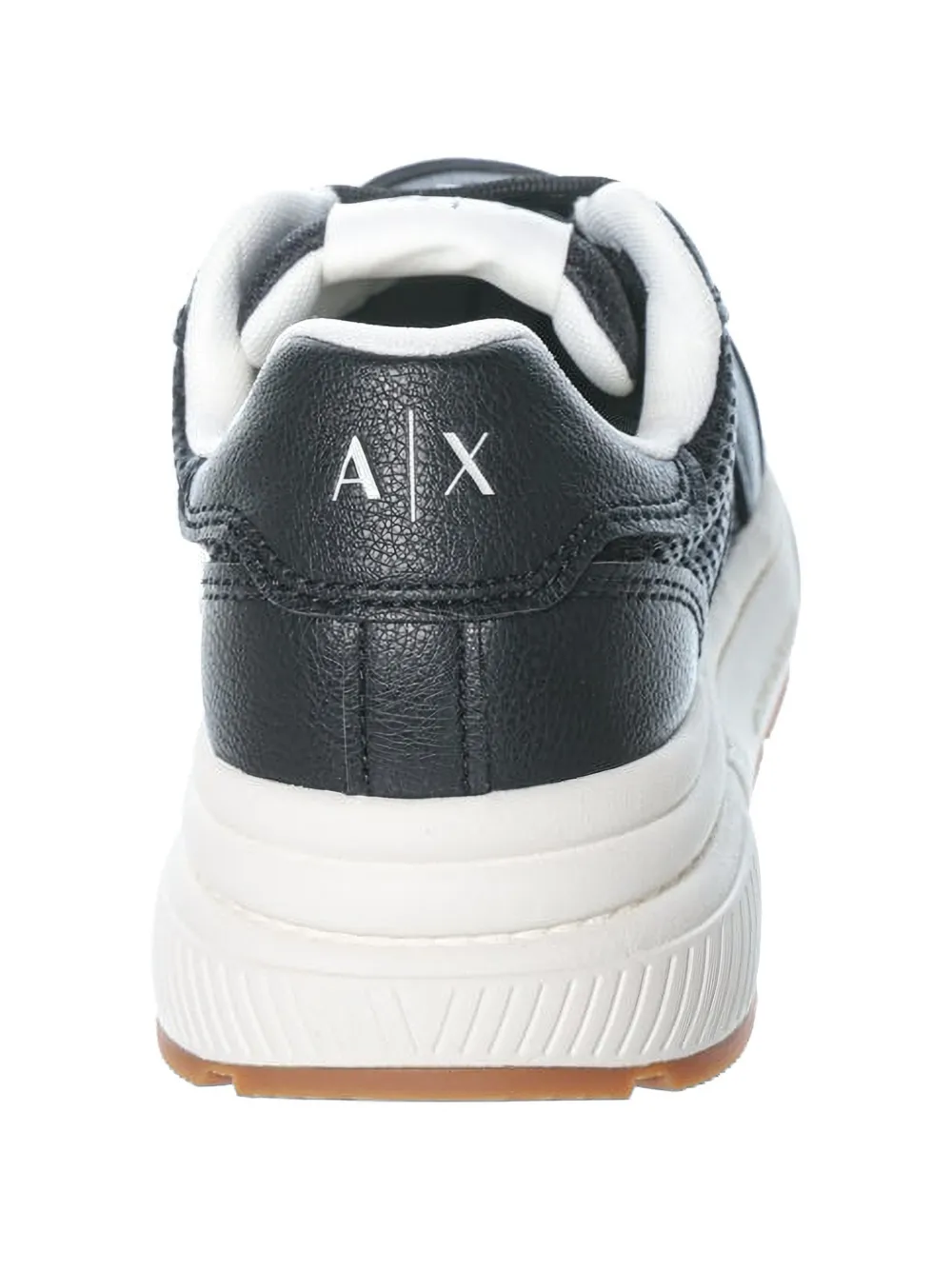 Armani Exchange Sneakers met logopatch Zwart