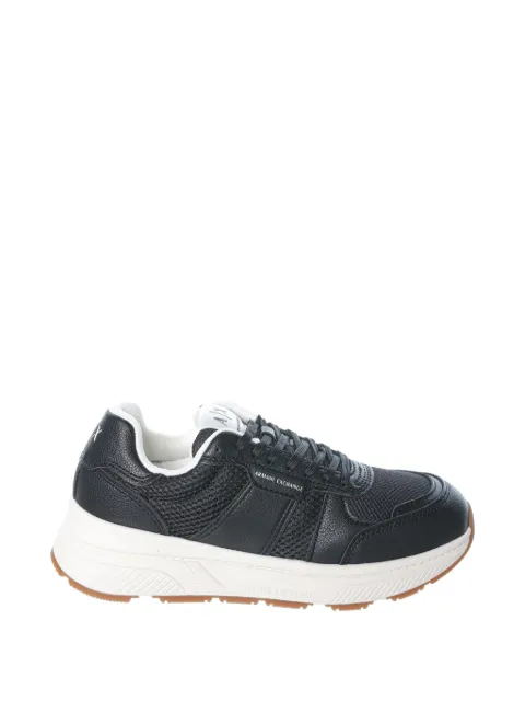 Armani Exchange logo-patch sneakers