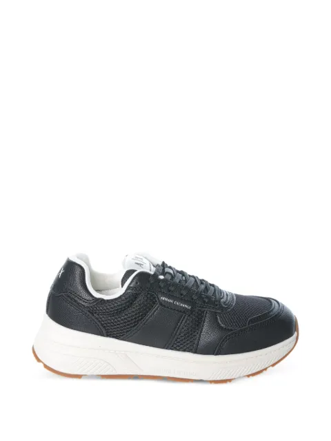 Armani Exchange logo-patch sneakers