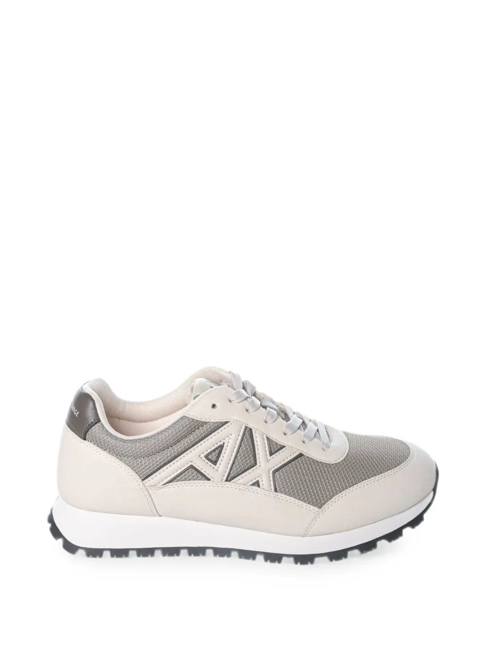 Armani Exchange logo-patch panelled sneakers - Toni neutri