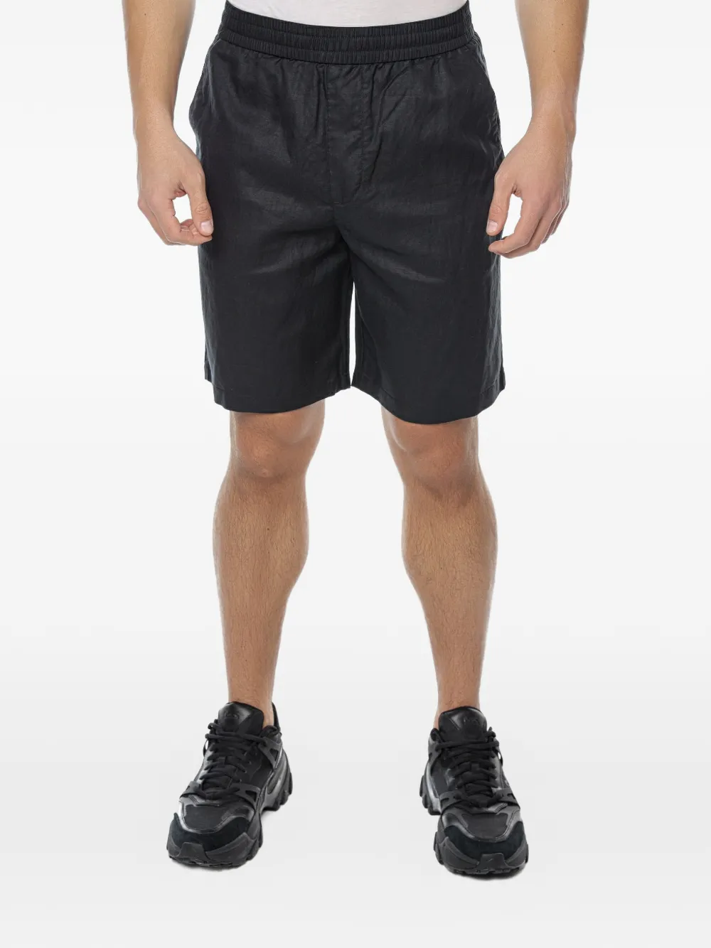 Armani Exchange elasticated-waistband shorts - Nero