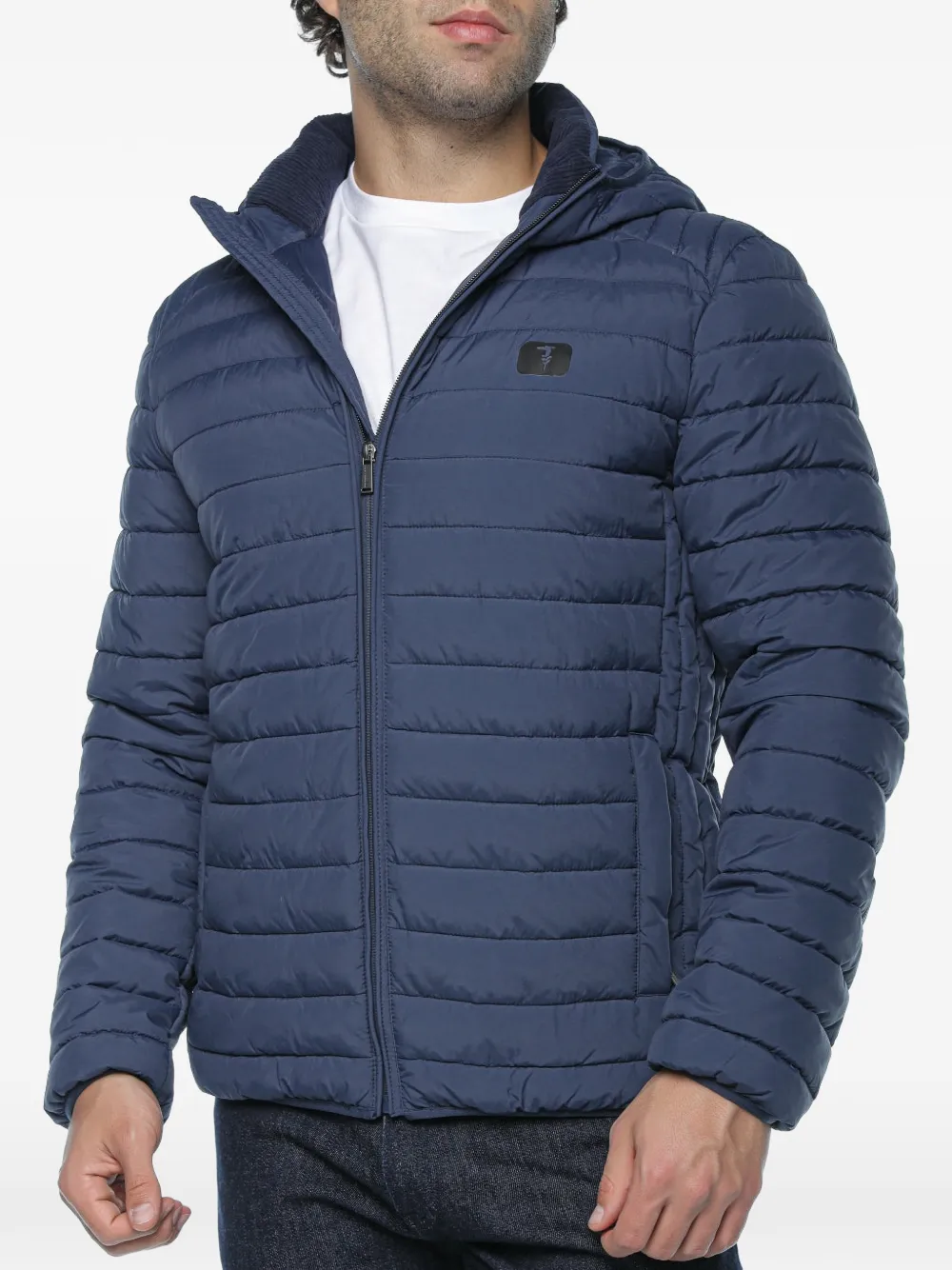 Trussardi Gewatteerd jack Blauw