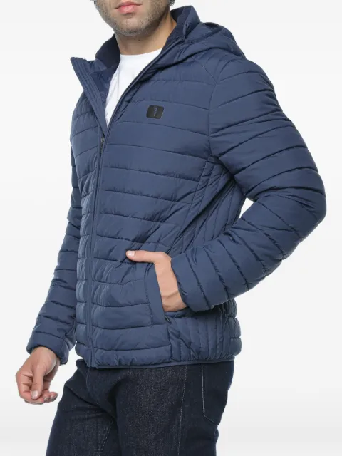 Trussardi padded hooded jacket