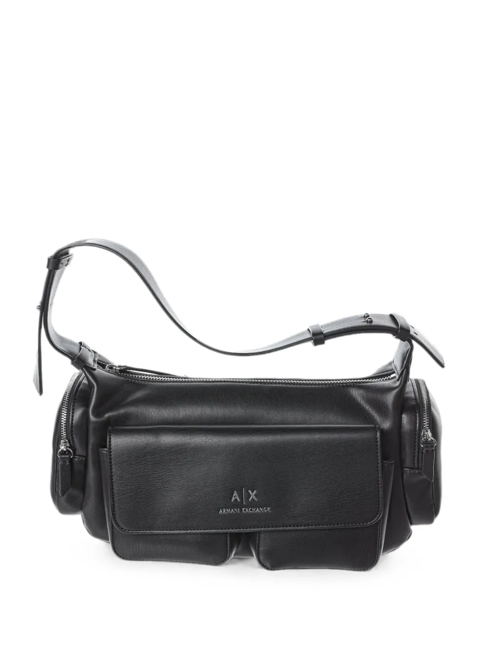 Armani Exchange multi-pocket shoulder bag - Nero