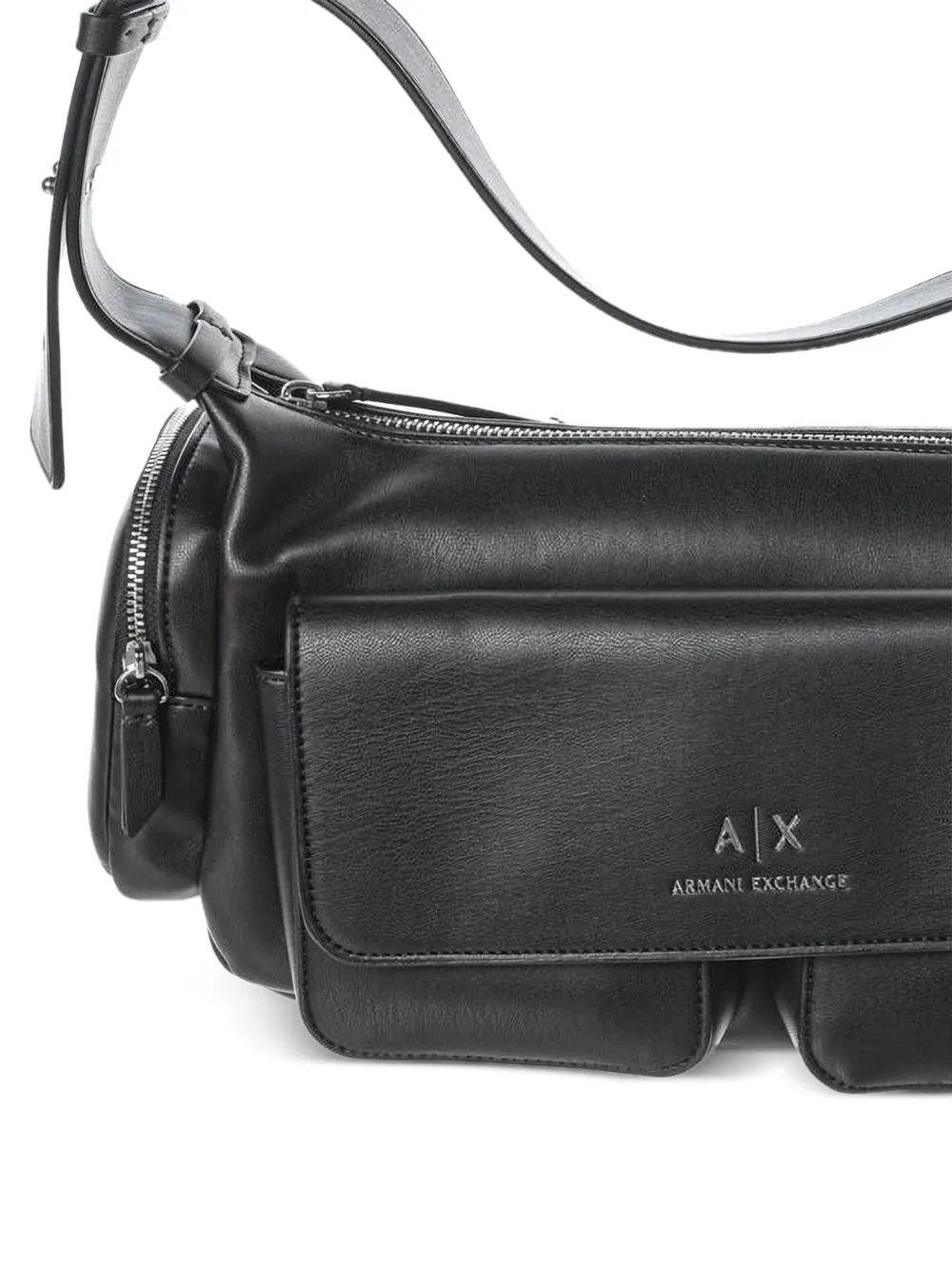 Armani Exchange Schoudertas met meerdere zakken Zwart