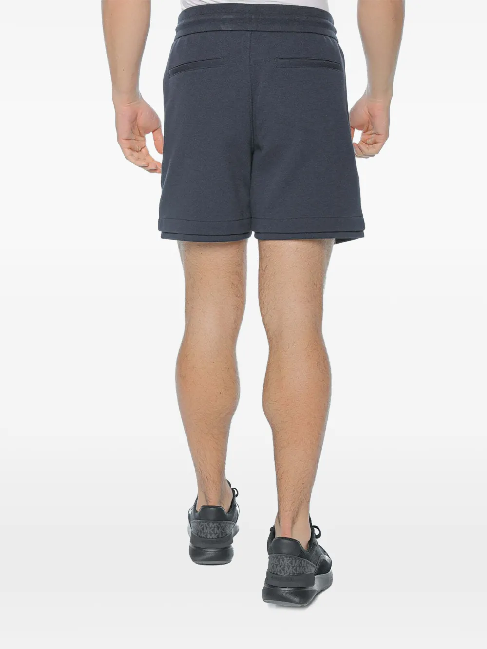 Armani Exchange Shorts met trekkoord Blauw