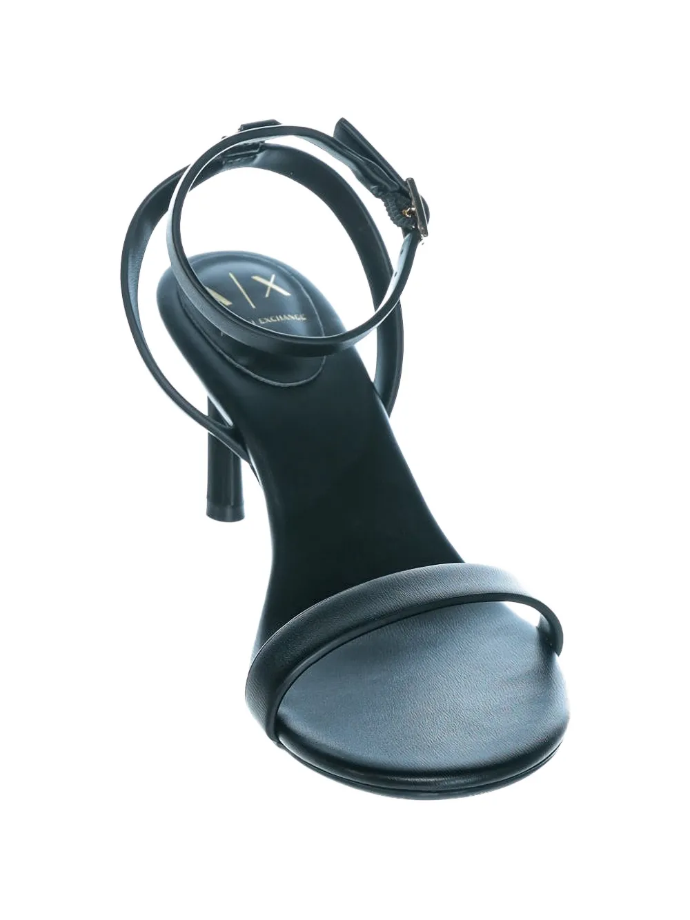 Armani Exchange buckle-fastening stiletto-heel sandals Zwart