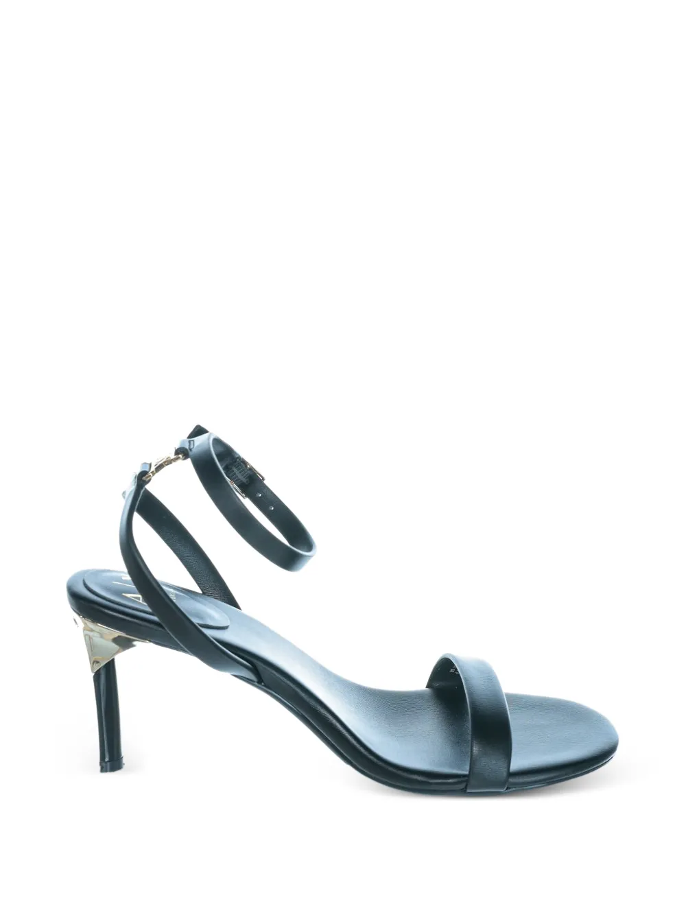 Armani Exchange buckle-fastening stiletto-heel sandals Zwart