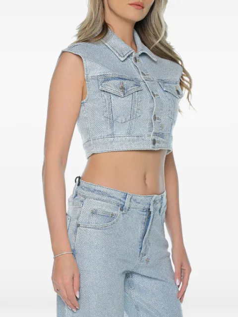 Ksubi High Rollers rhinestone-embellished vest