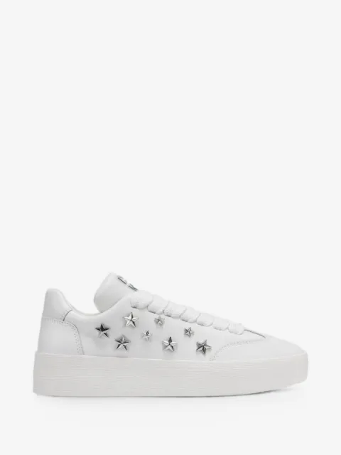 DKNY Glynda star-studded lace-up sneakers