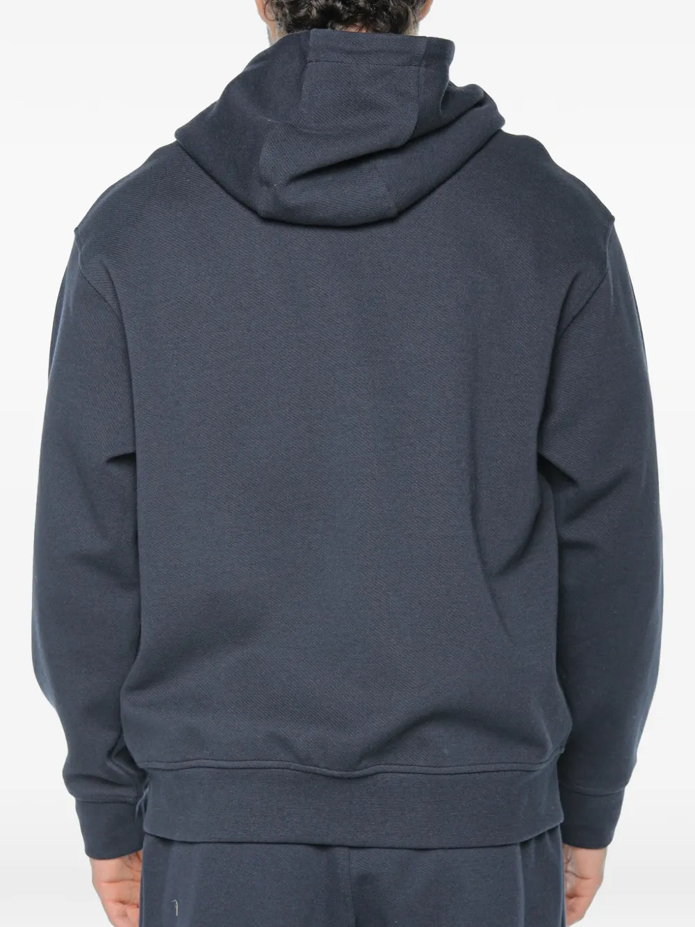 Armani Exchange Hoodie met logopatch Zwart