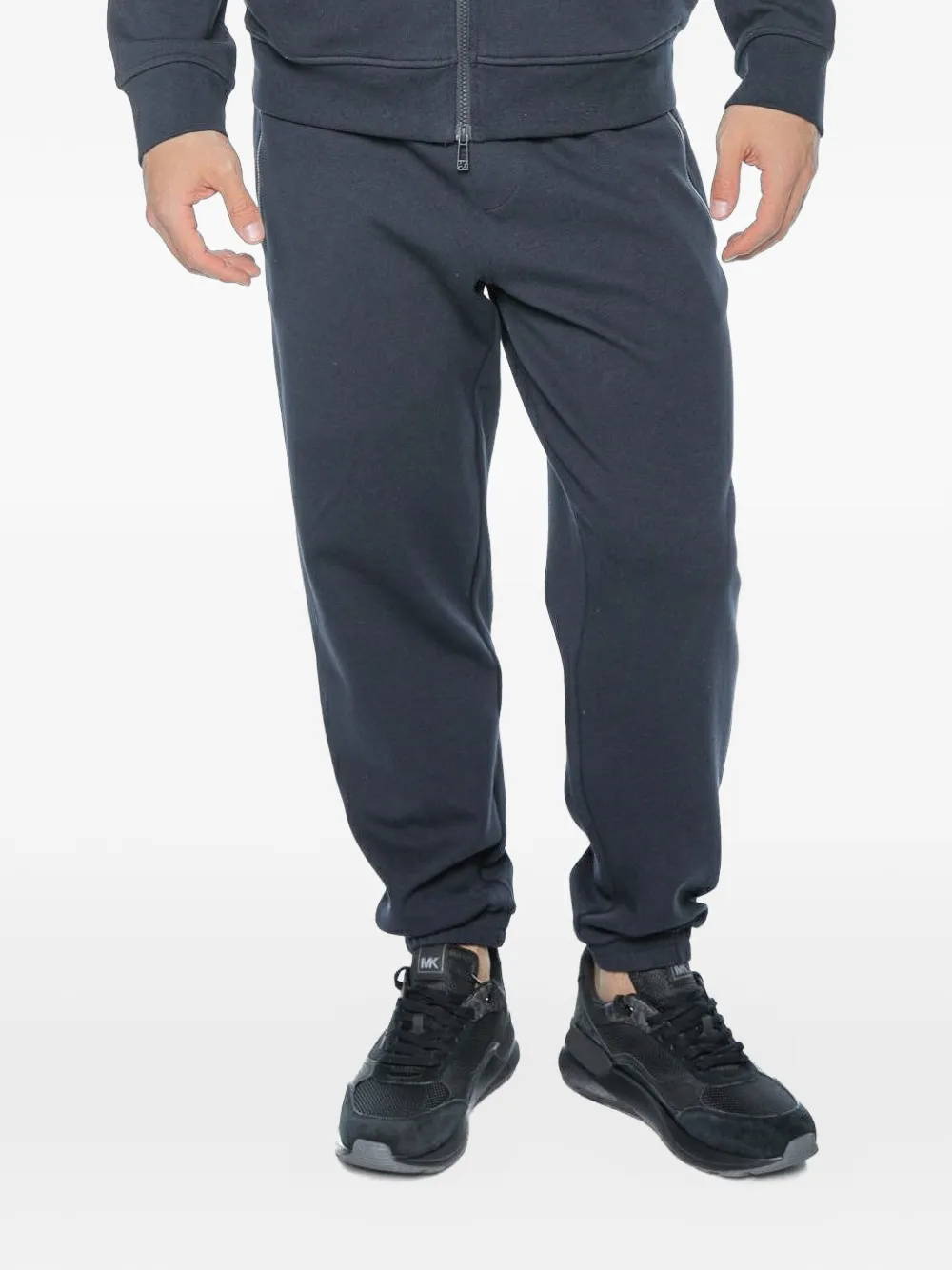 Armani Exchange logo-patch track pants - Nero