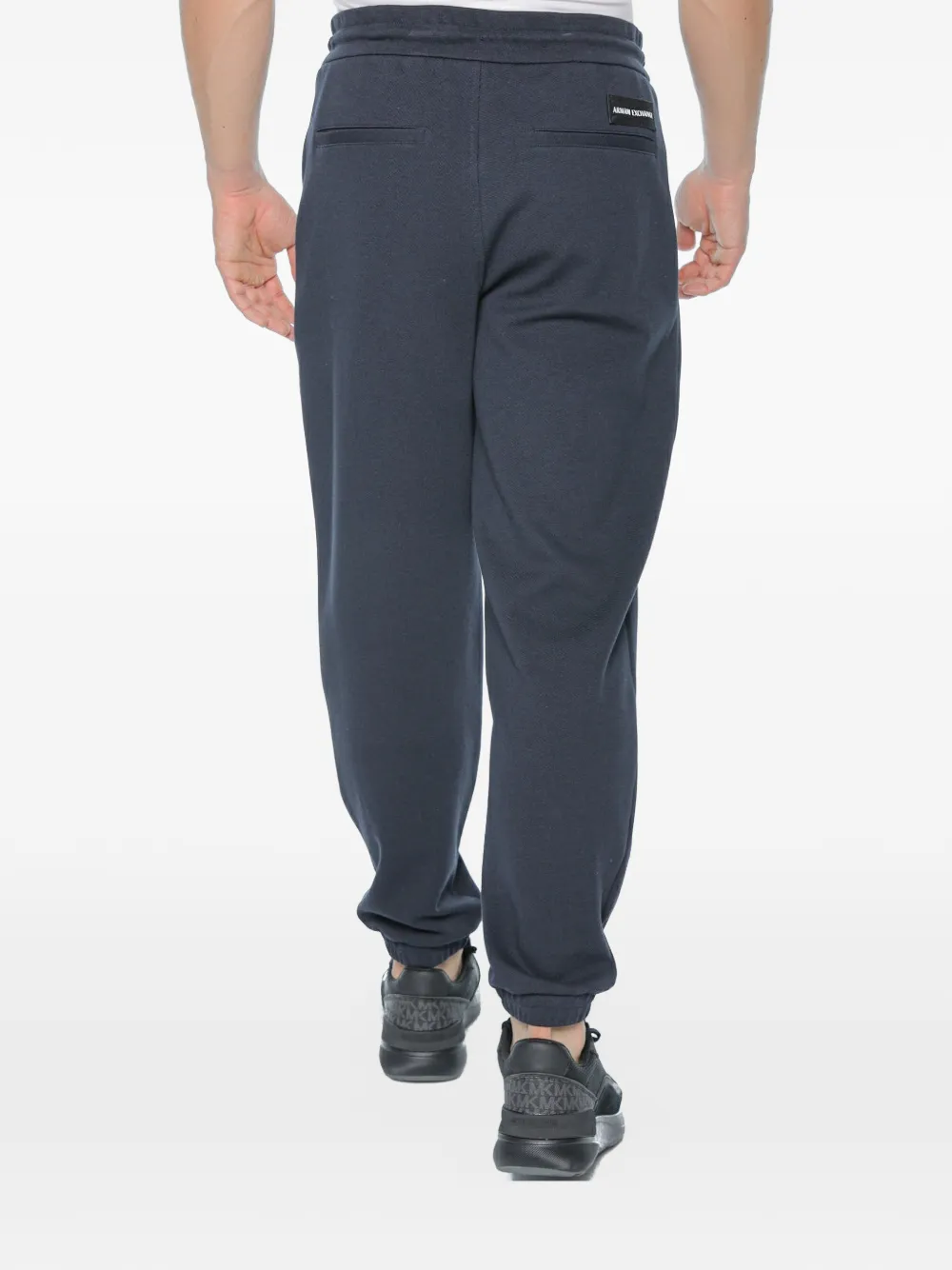 Armani Exchange Trainingsbroek met logopatch Zwart