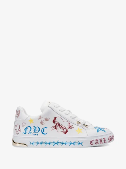 DKNY Abeni Tattoo lace-up sneakers