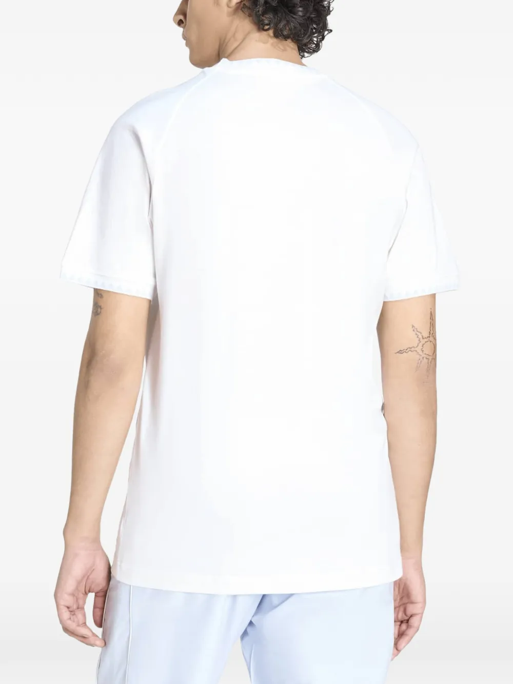 adidas Katoenen T-shirt met logoprint Wit