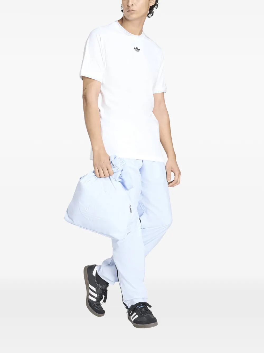adidas logo-print cotton T-shirt - Weiß