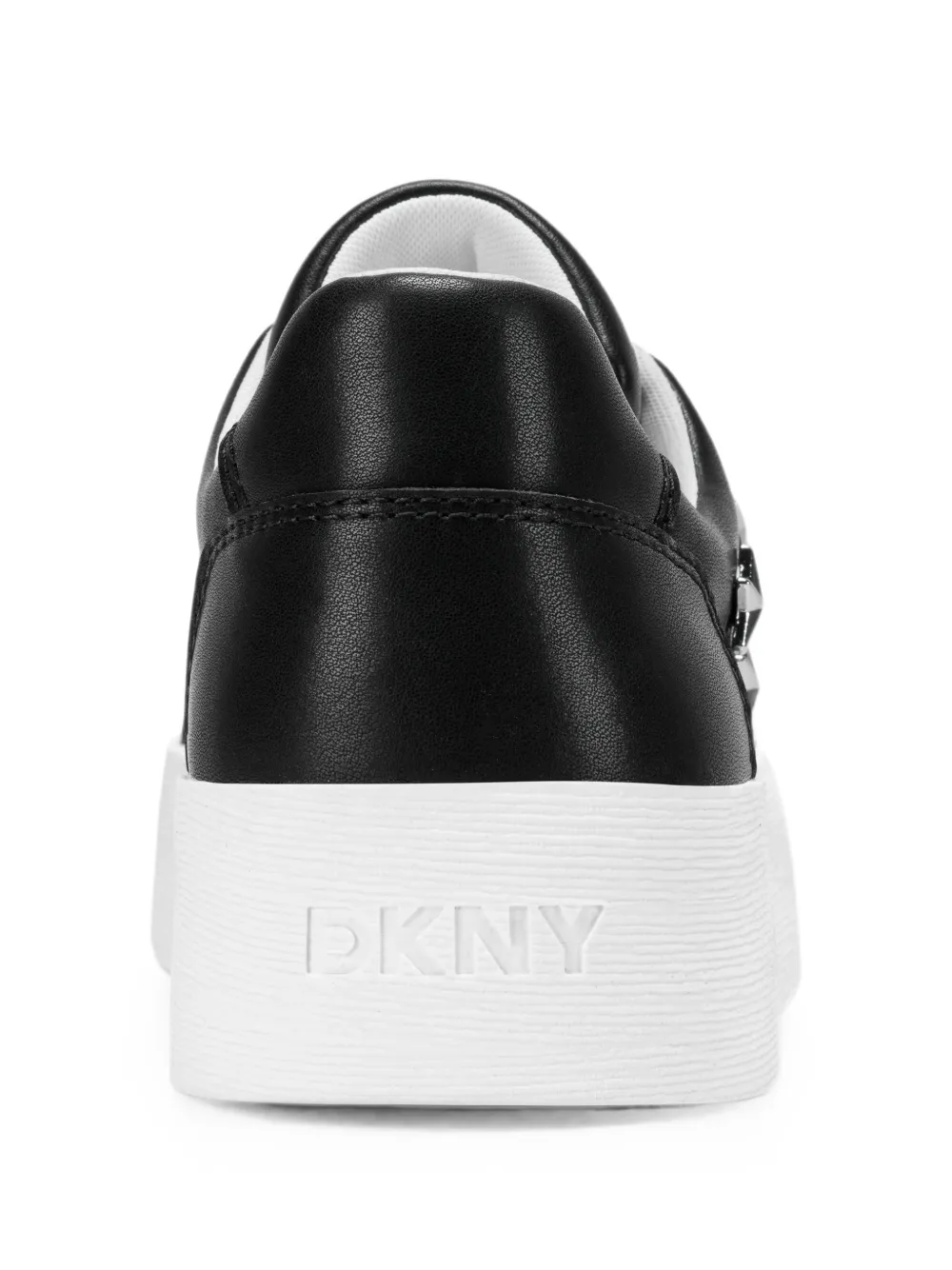 DKNY Glynda star-embellished lace-up sneakers Zwart