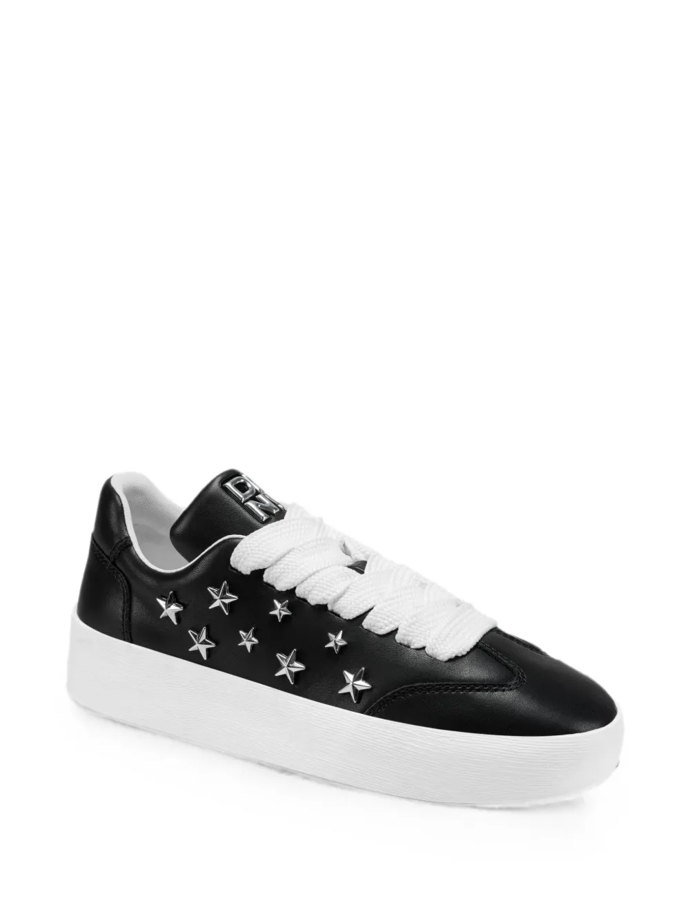 DKNY Glynda star-embellished lace-up sneakers Zwart
