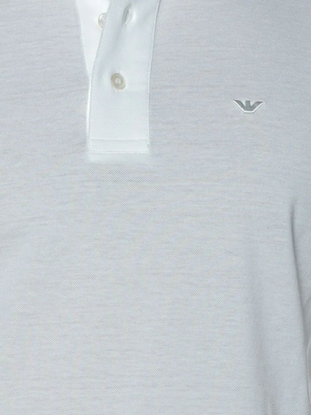 Emporio Armani Poloshirt met logoplakkaat Wit