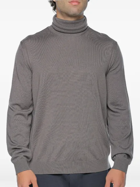 Armani Exchange roll-neck fine-knit jumper