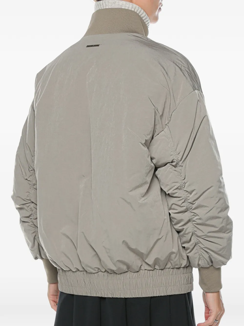 Armani Exchange Shirtjack met ruchemouwen Bruin