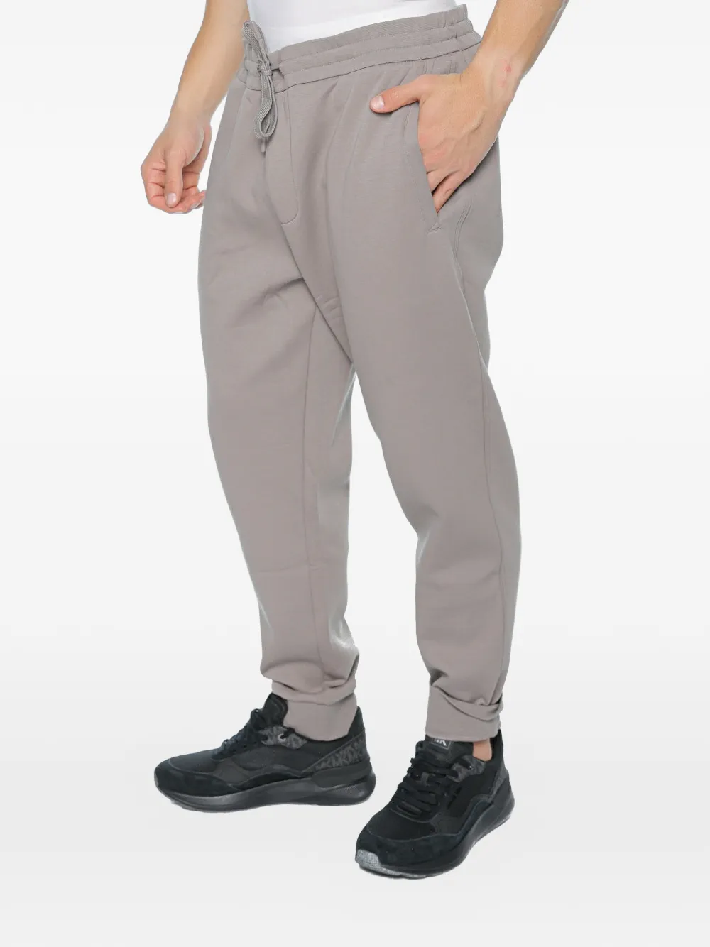 Armani Exchange drawstring track pants - Grigio