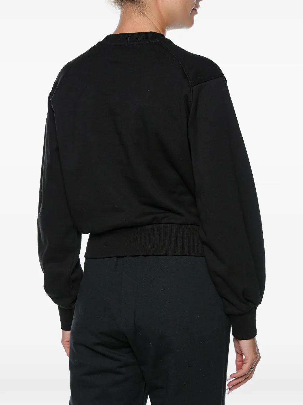 Armani Exchange Sweater met logo-reliëf Zwart