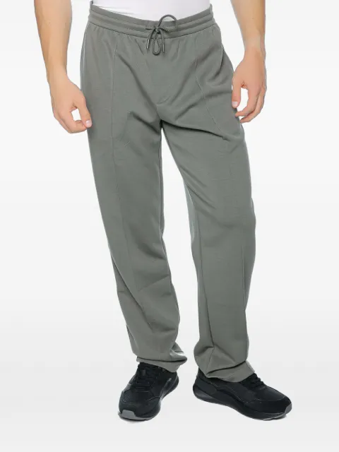 Armani Exchange drawstring pintuck-detail track pants
