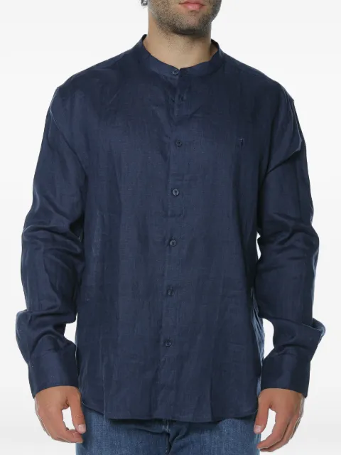 Trussardi stand-up collar shirt