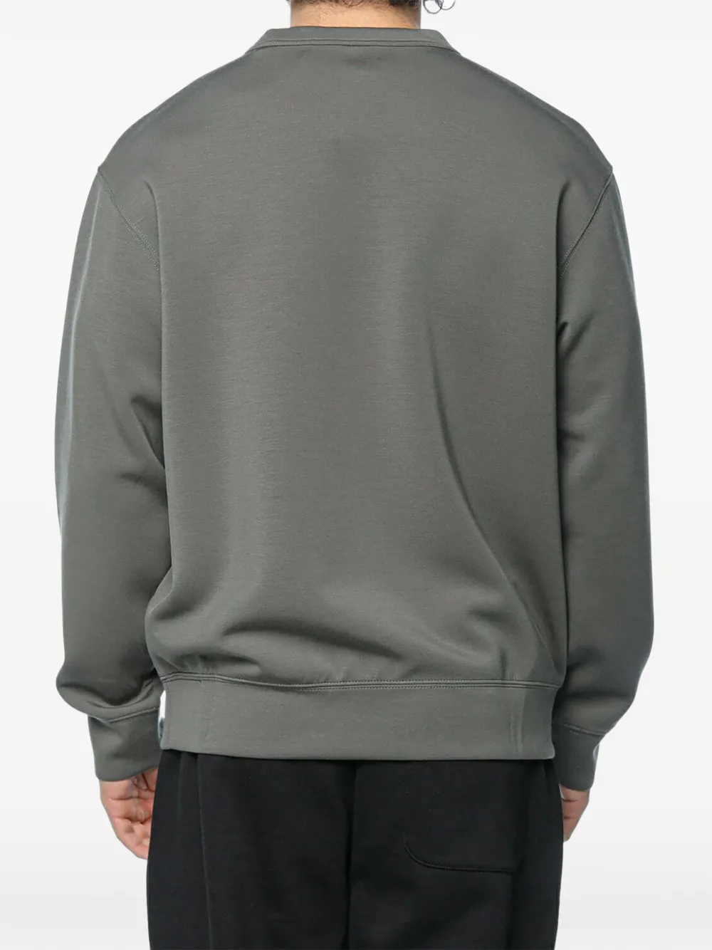 Armani Exchange Sweater met logoprint Grijs
